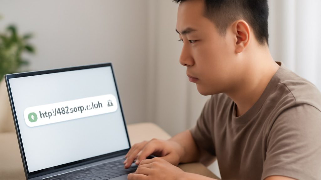 Minh họa: Cách truy cập đúng và nhận diện đường dẫn an toàn